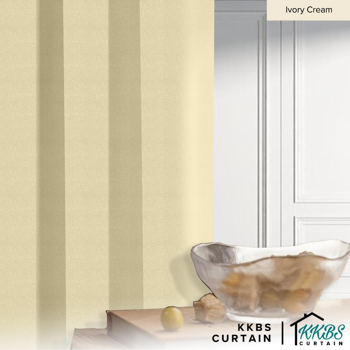 Melina 90-98% Blackout Curtain Ready Made Hook & Eyelet - Extra Width