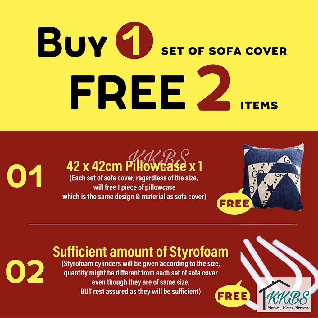 Anti Skid Scratch Protector Milk Fiber Elastic Cushion Sofa Cover Page 1