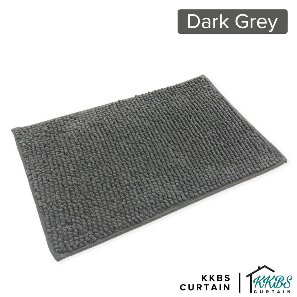 Chenille Microfiber Floor Mat Door Mat Plain Colour