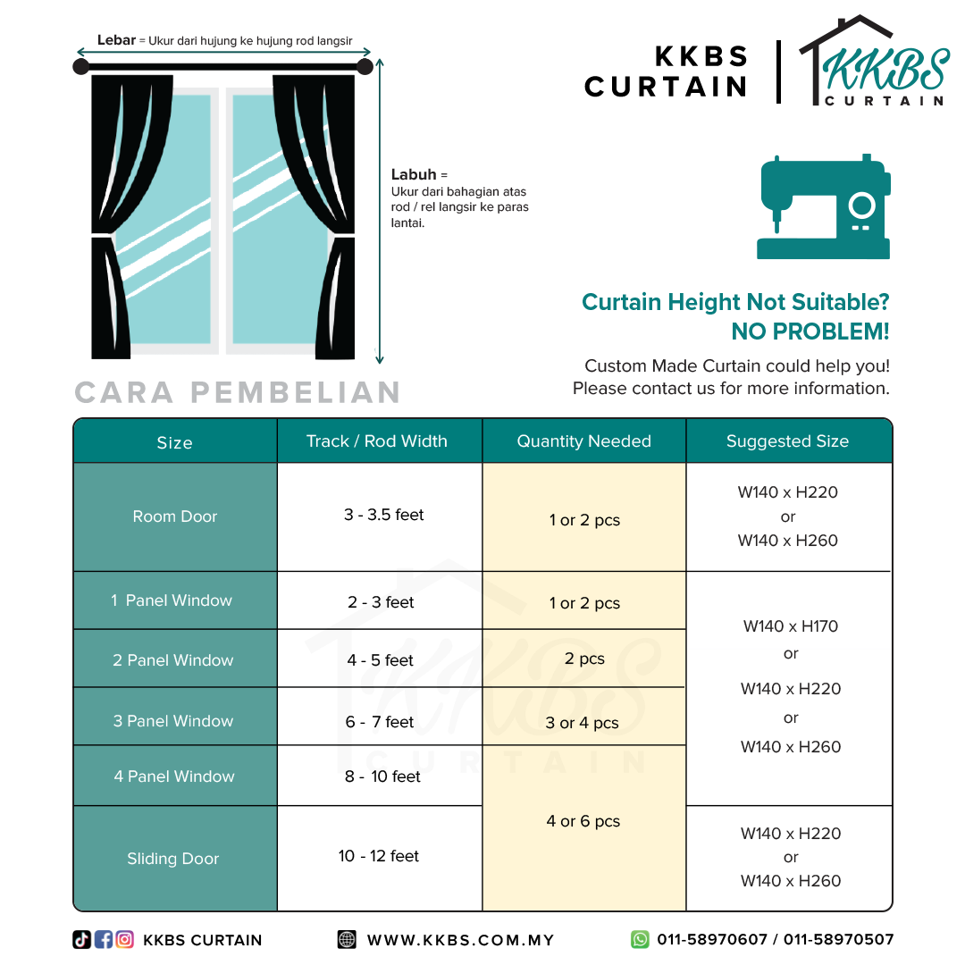 Camilla Semi Blackout Curtain Ready Made (Page 2)