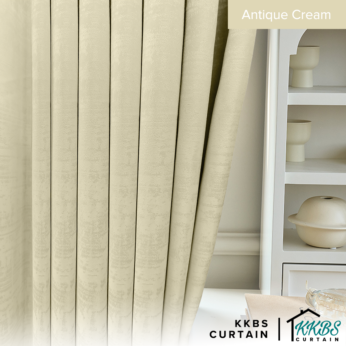 Jorica 85-95% Blackout Curtain Ready Made Standard Width