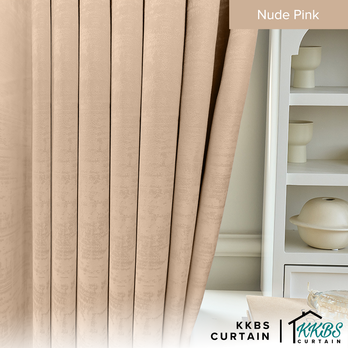 Jorica 85-95% Blackout Curtain Ready Made Standard Width