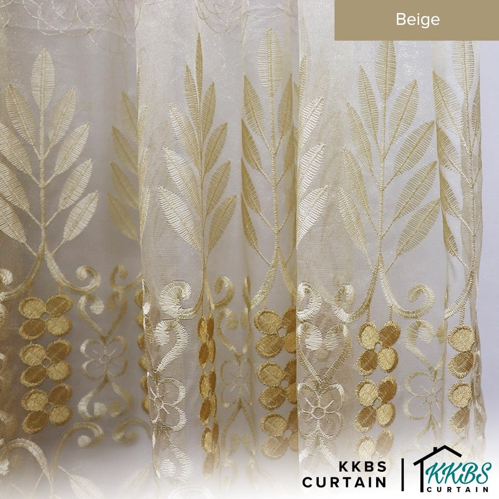 Begonia Sheer Curtain Custom Made