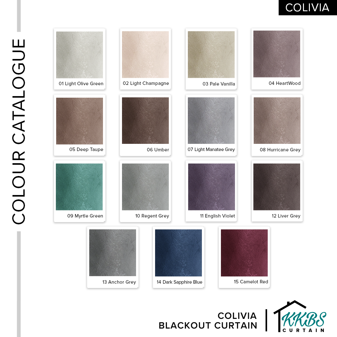 Colivia Blackout Curtain Custom Made
