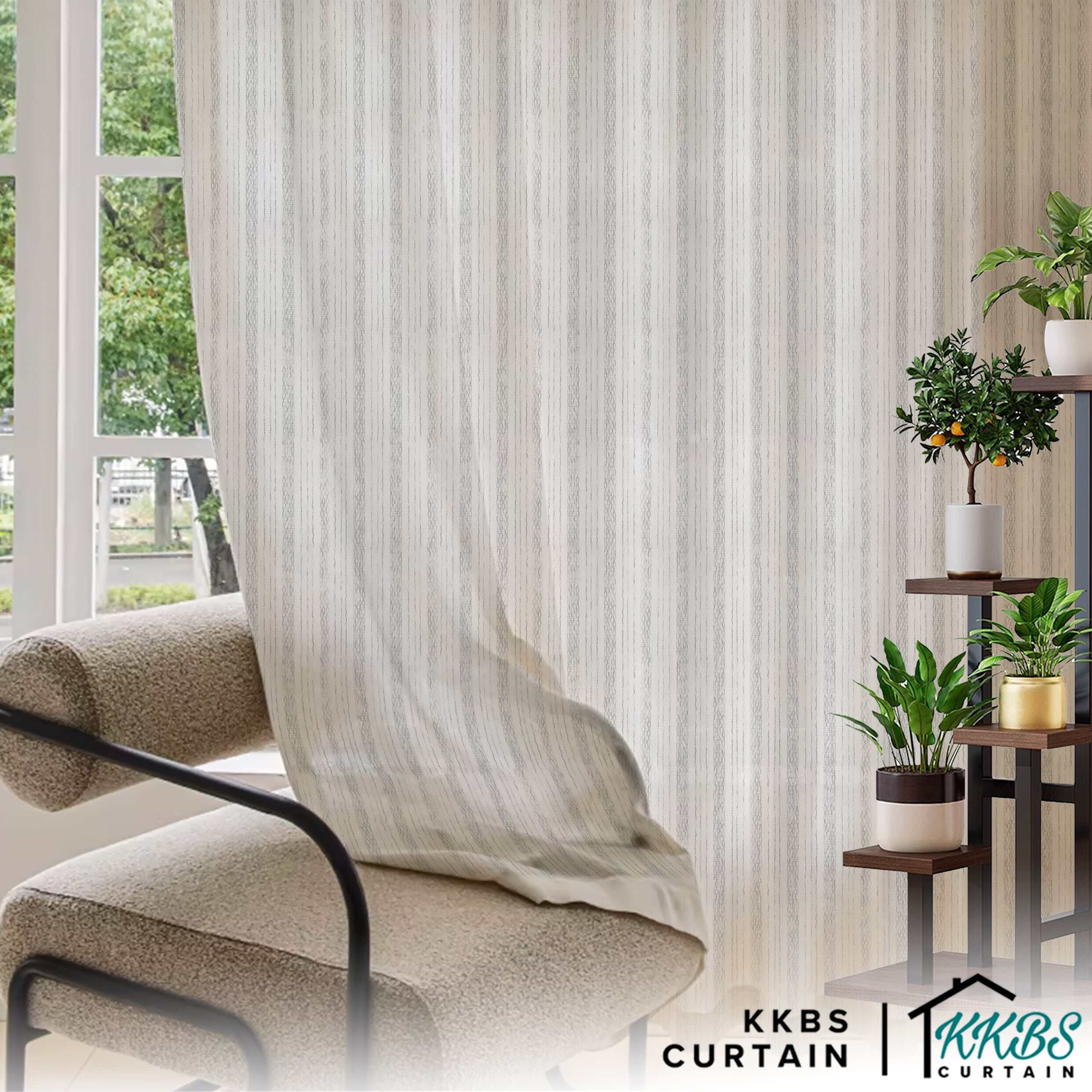 Shake Sheer Curtain Custom Made
