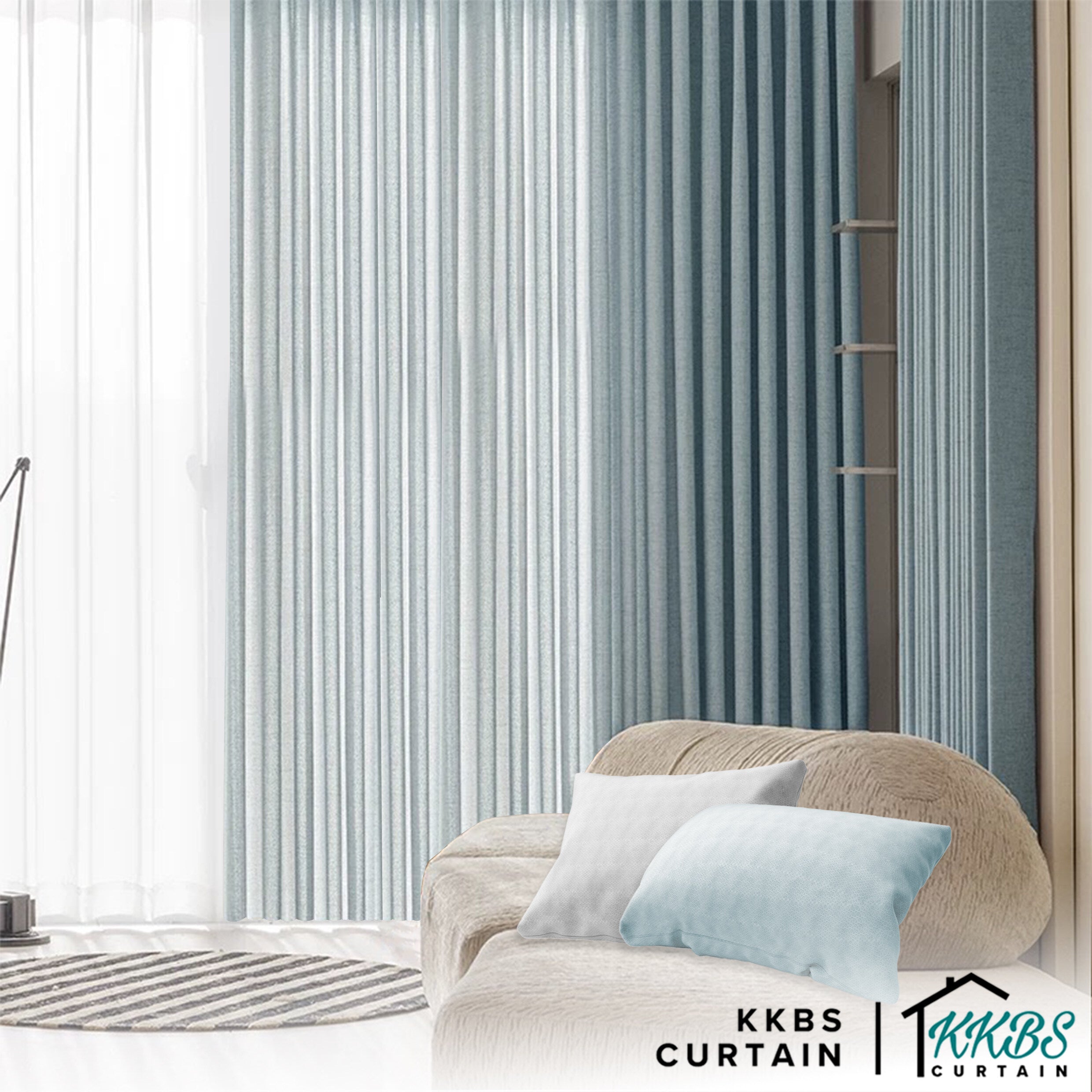 Miah Sheer Curtain Custom Made