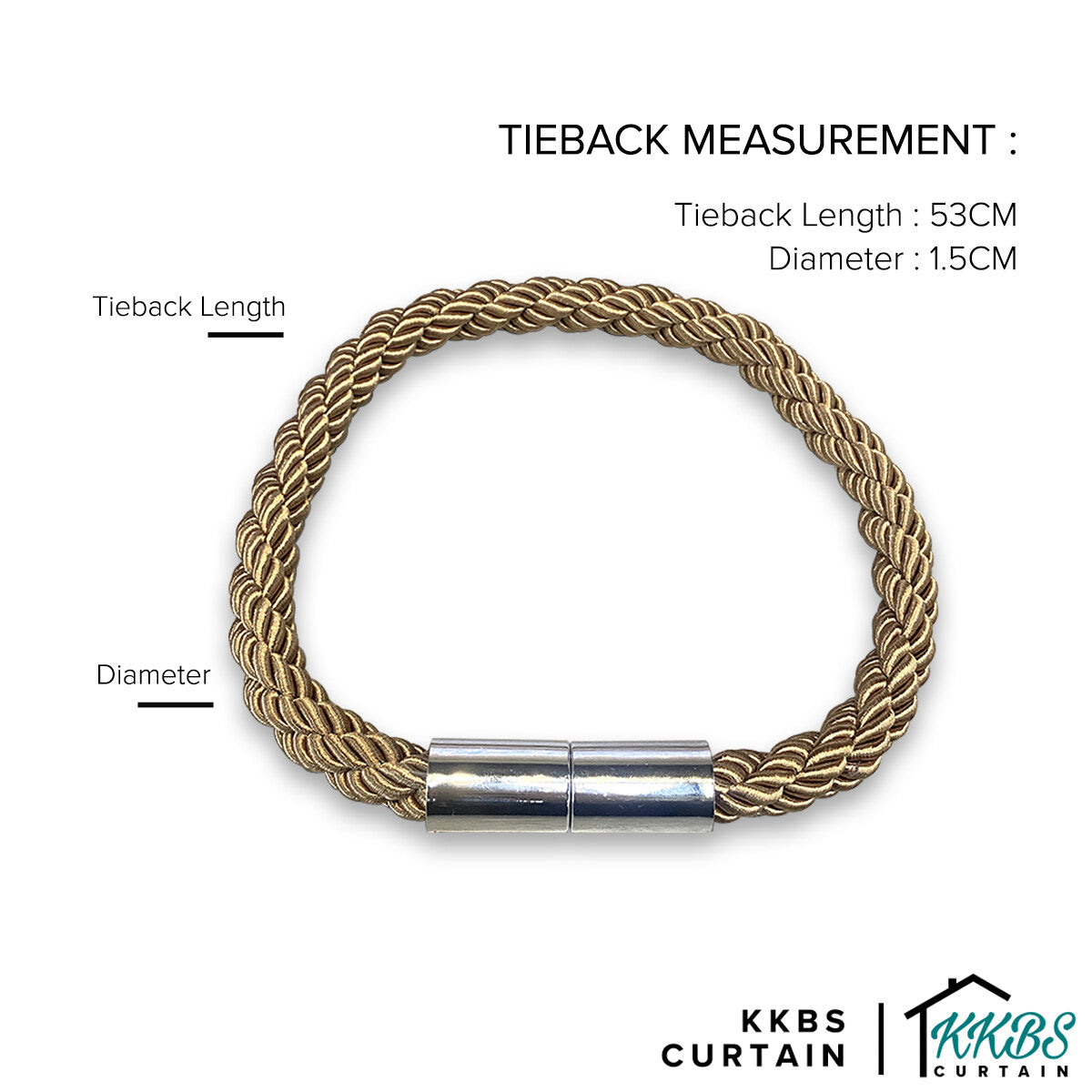 Mervelie Curtain Tieback