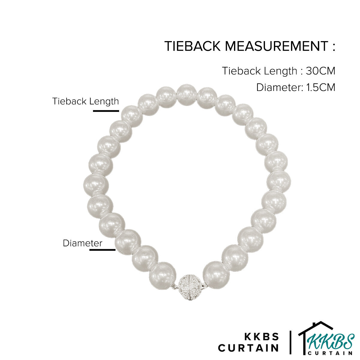 Amelie Curtain Tieback