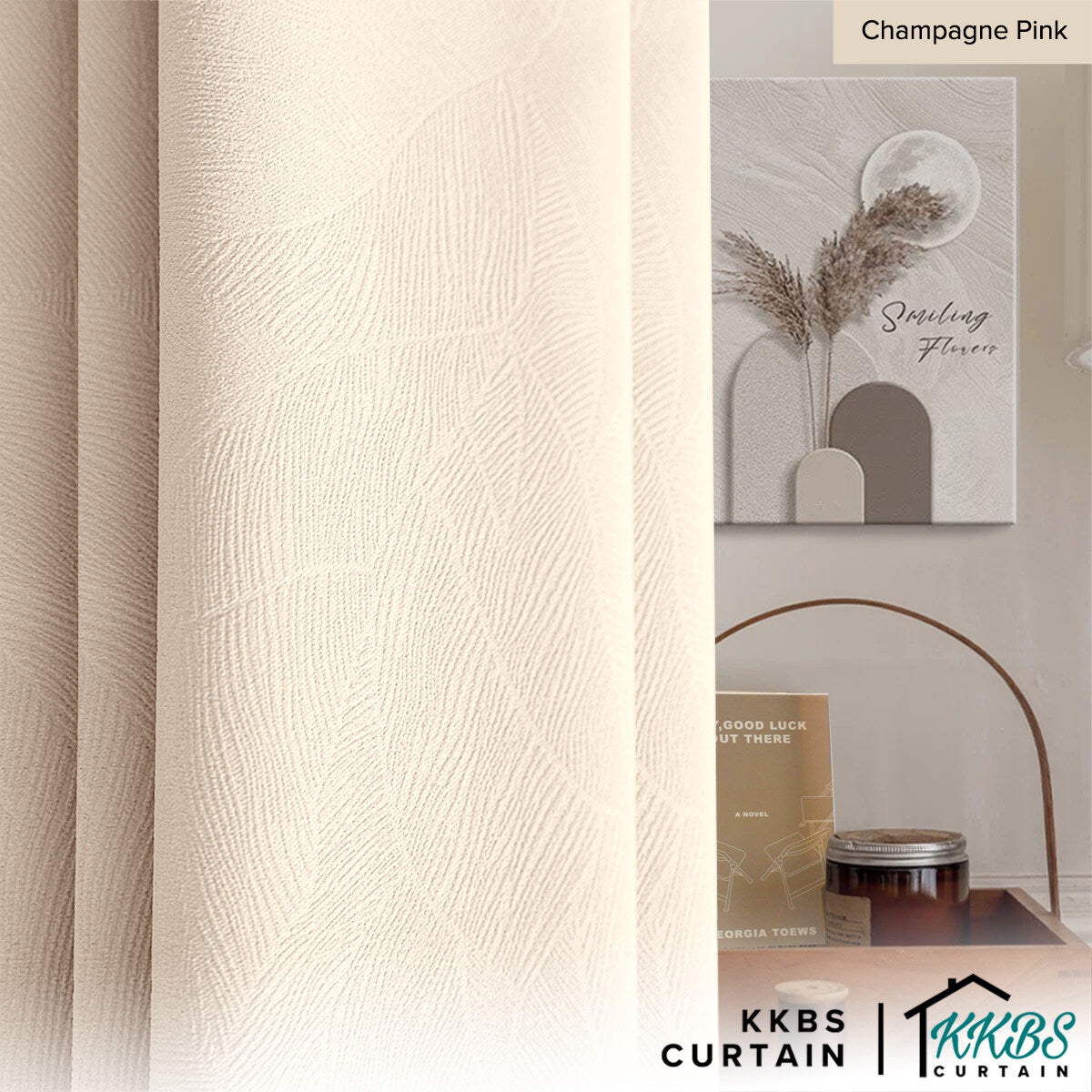 Fiora 98-99.9% Blackout Curtain Ready Made Standard Width