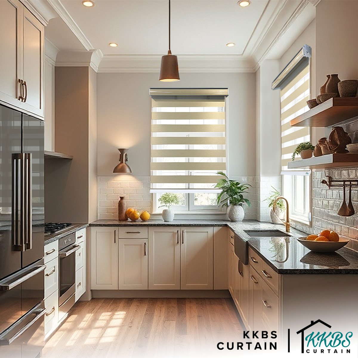 Fidelio Blackout Zebra Blinds Custom Made