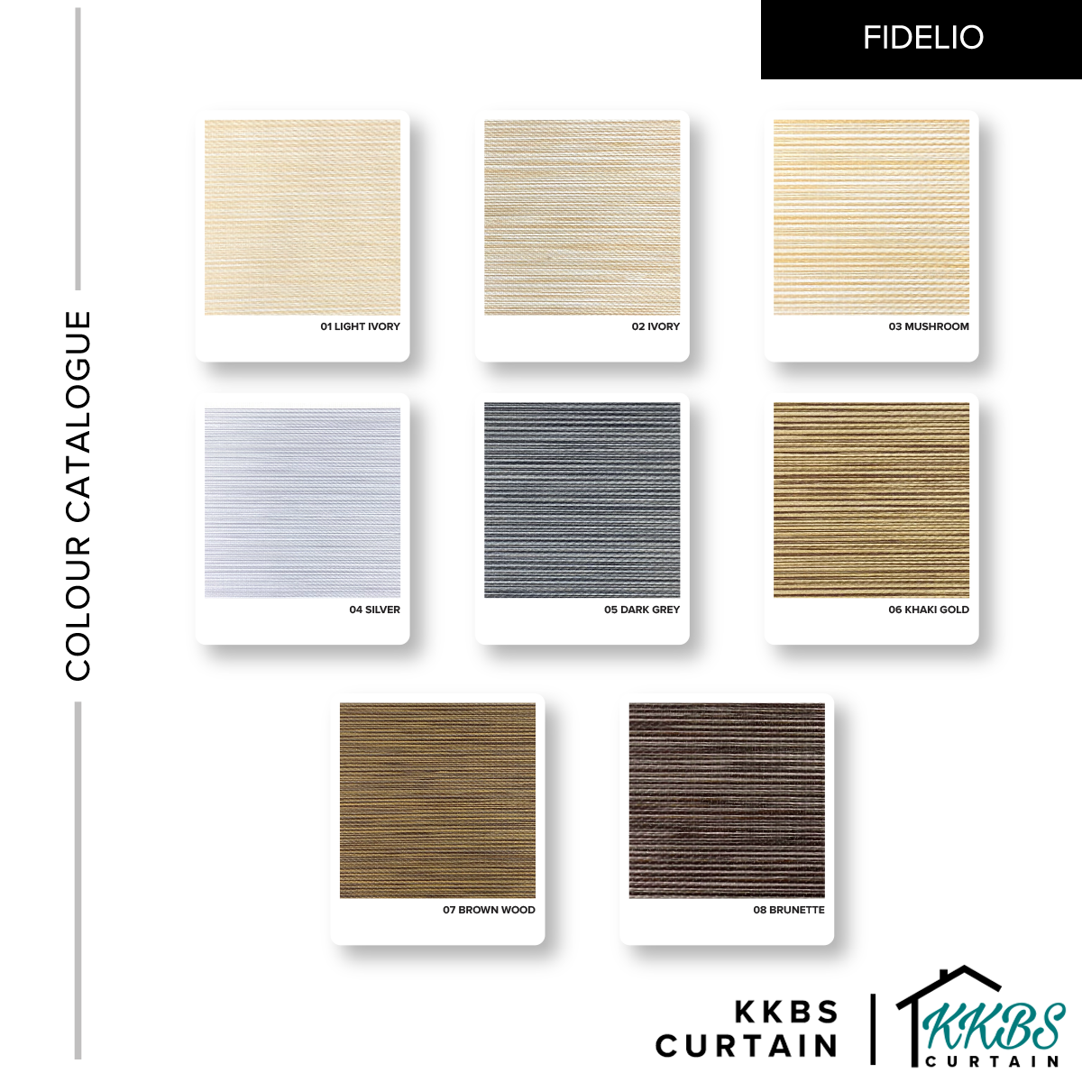 Fidelio Blackout Zebra Blinds Custom Made