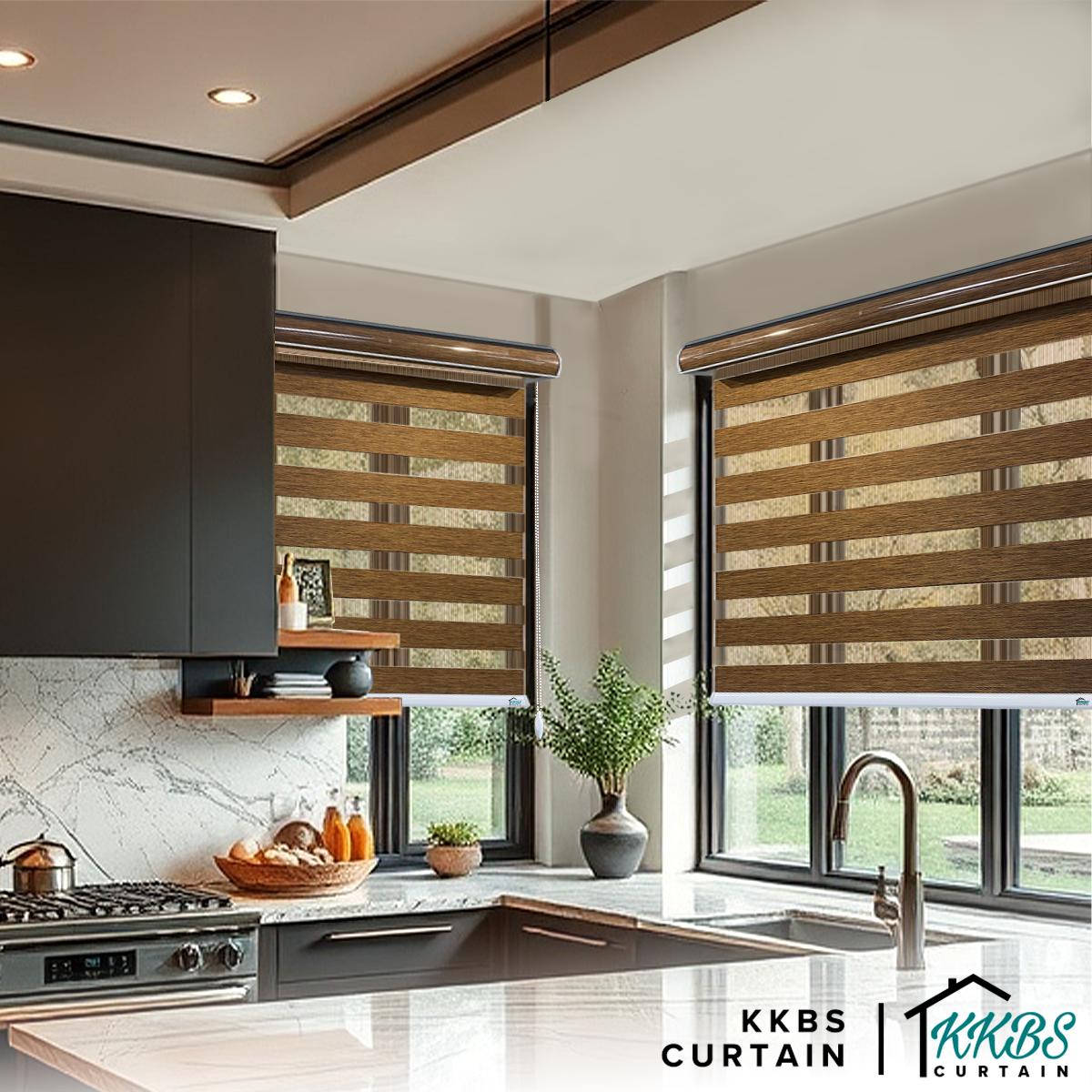 Ricardo Semi Blackout Zebra Blinds Custom Made