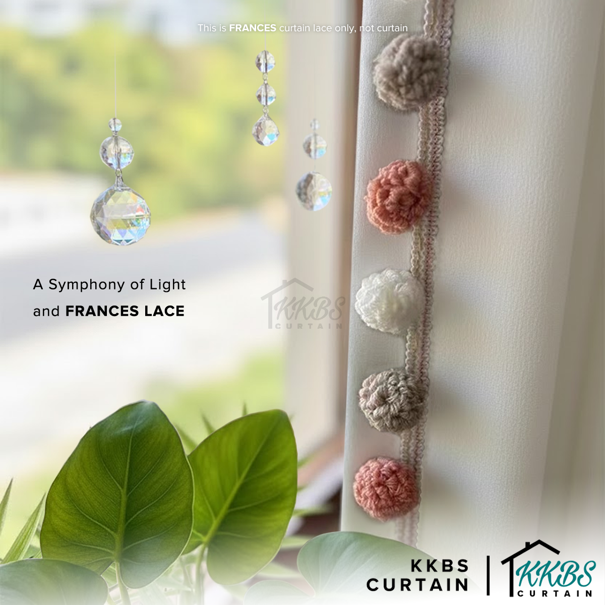 Frances Curtain Laces Cut by Metre