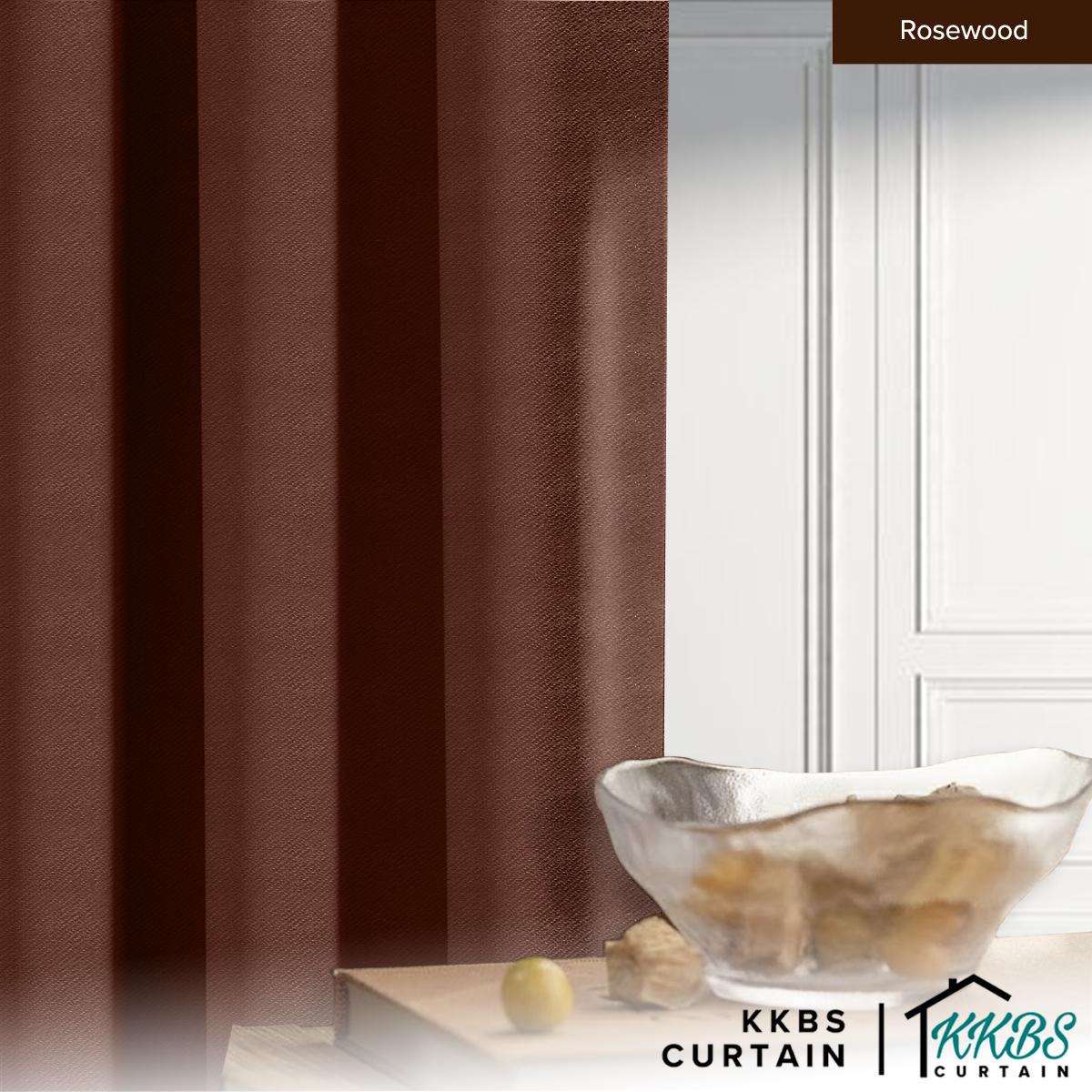 Melina 90-98% Blackout Curtain Ready Made Hook & Eyelet - Extra Width