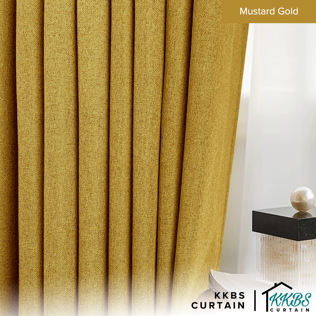 Mizuka 100% Blackout Curtain Ready Made Standard Width