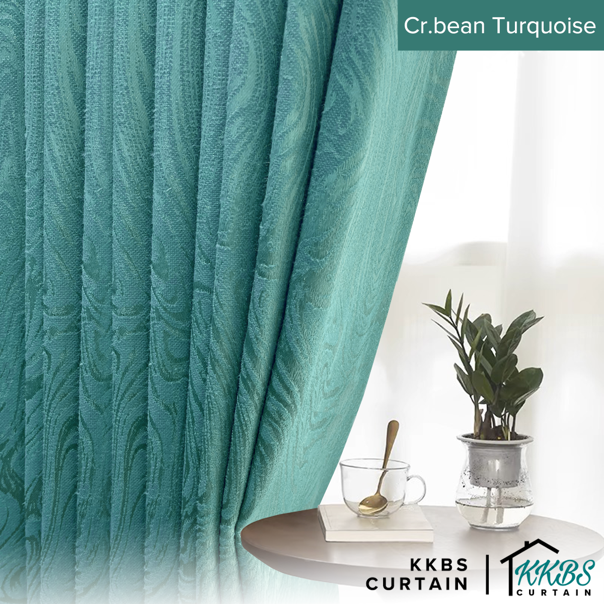 Neluna Semi Blackout Curtain Ready Made Extra Width