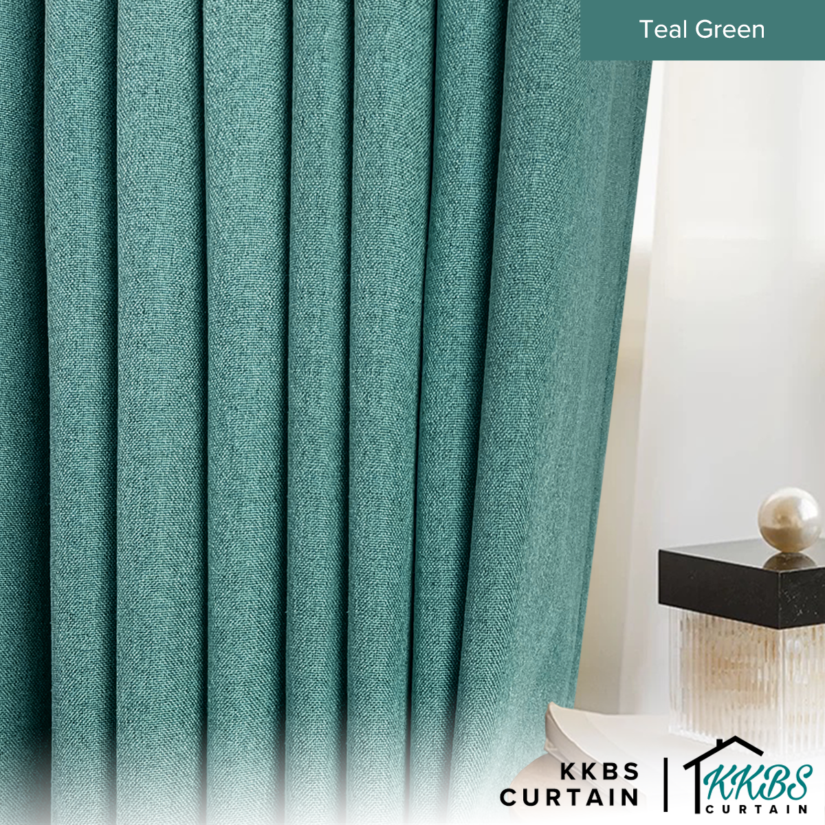 Mizuka 100% Blackout Curtain Ready Made Standard Width