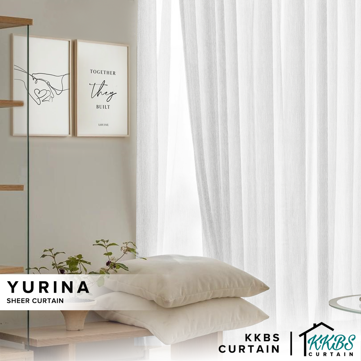Yurina Sheer Curtain Custom Made