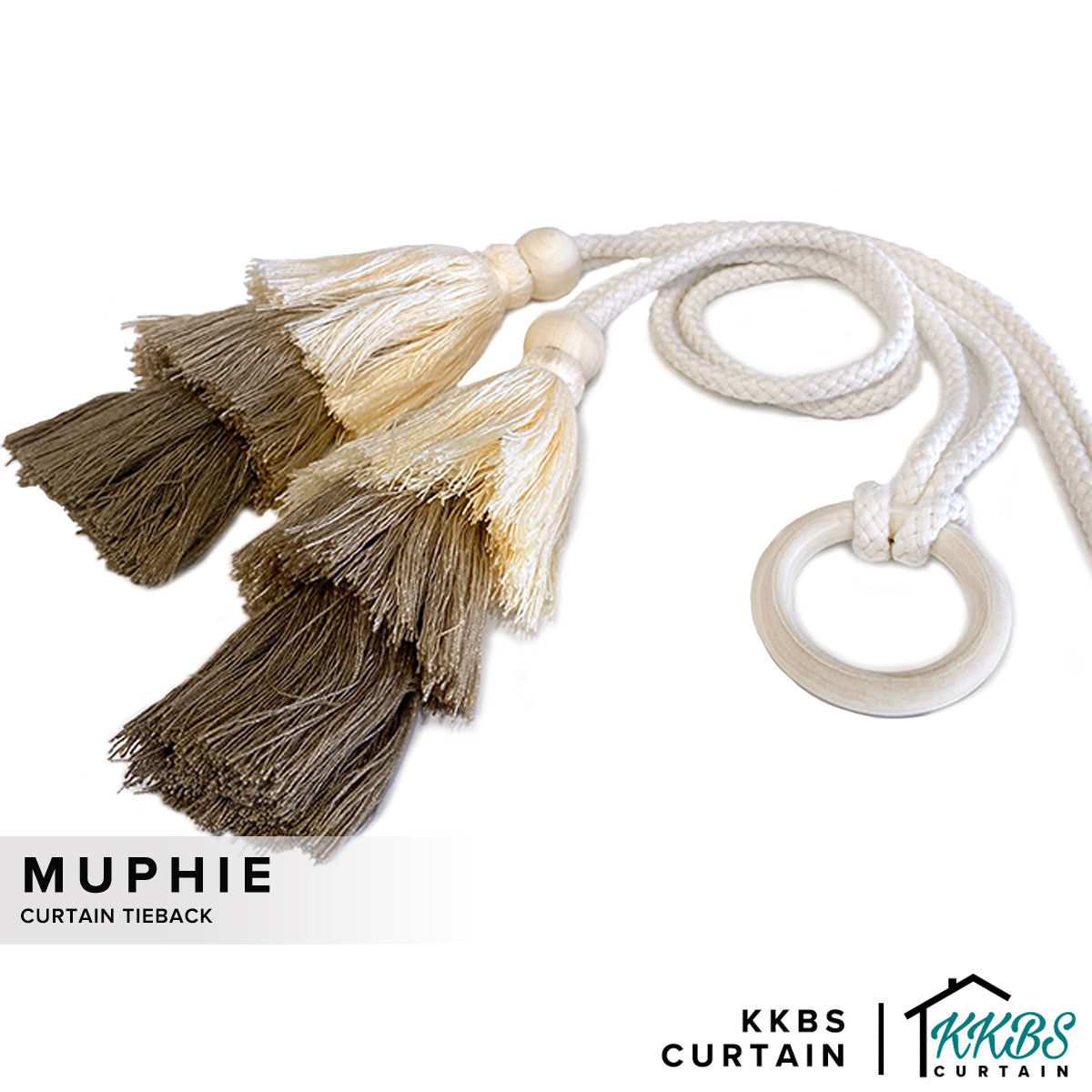 Muphie Tassel Curtain Tieback