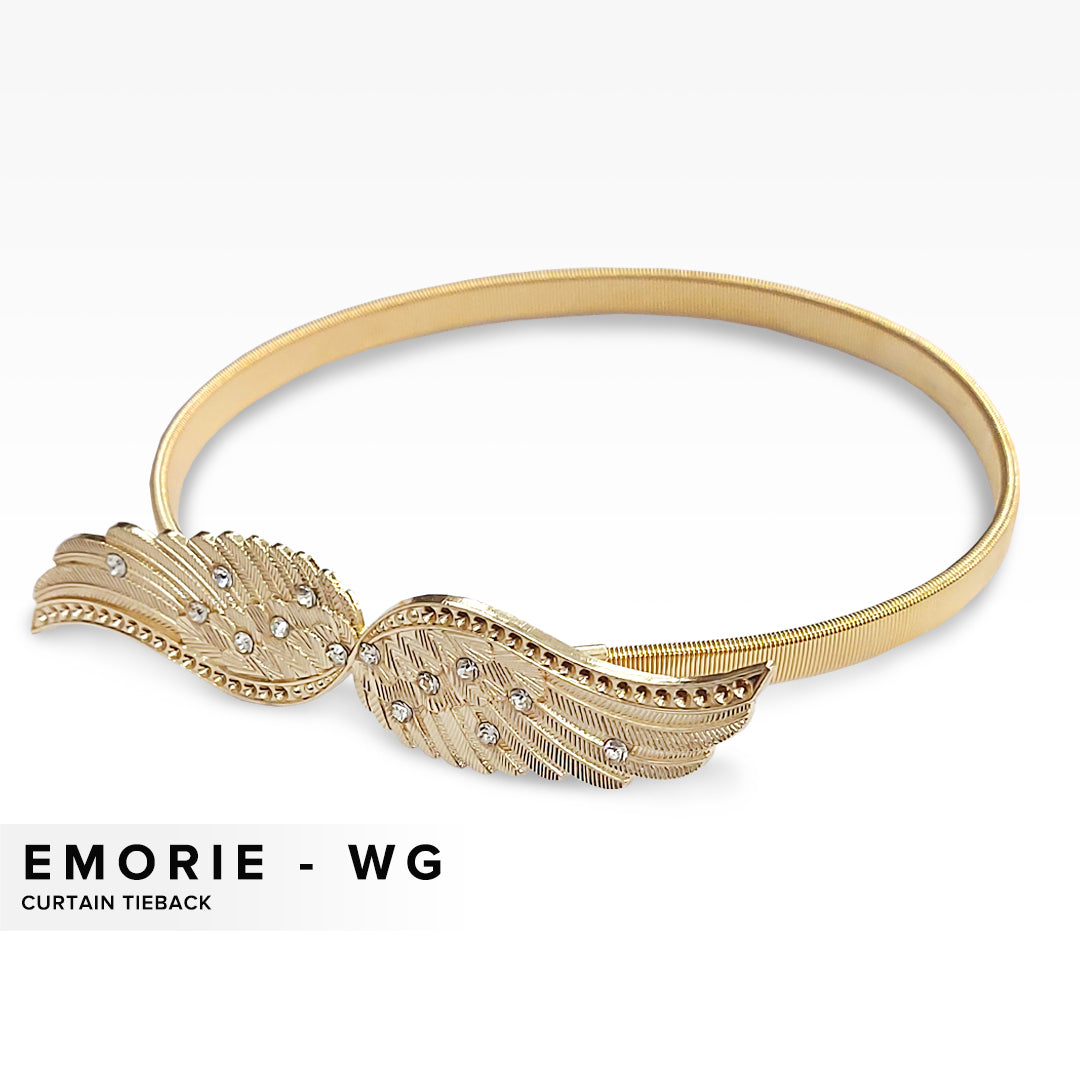 Emorie Wing Design Curtain Tieback