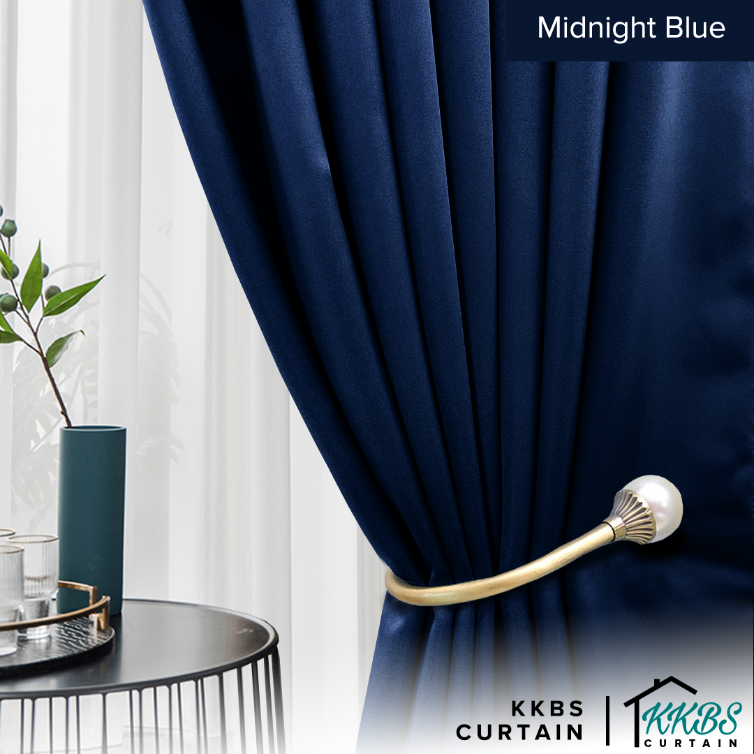 Canola 80%+ Blackout Curtain Minimalist Hook & Eyelet