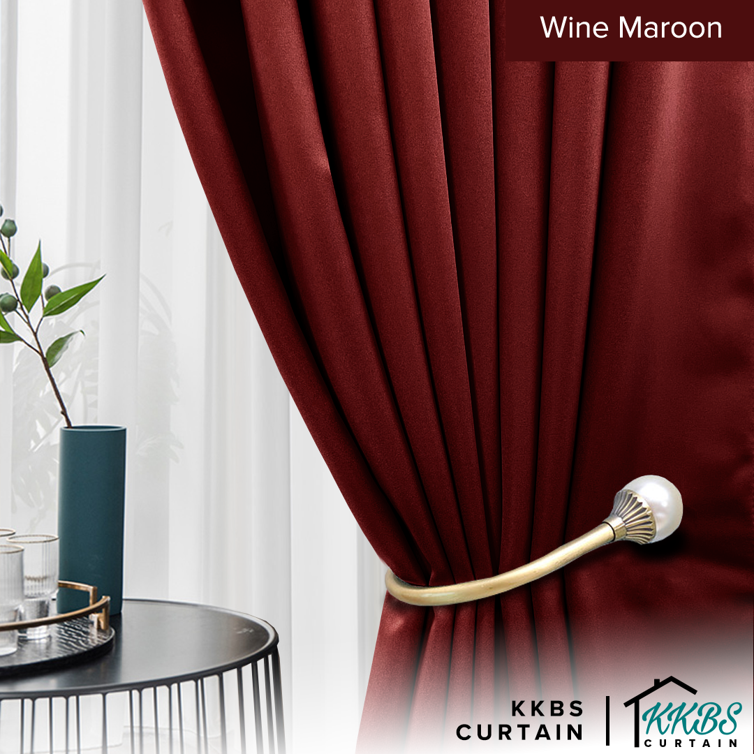 Canola 80%+ Blackout Curtain Minimalist Hook & Eyelet
