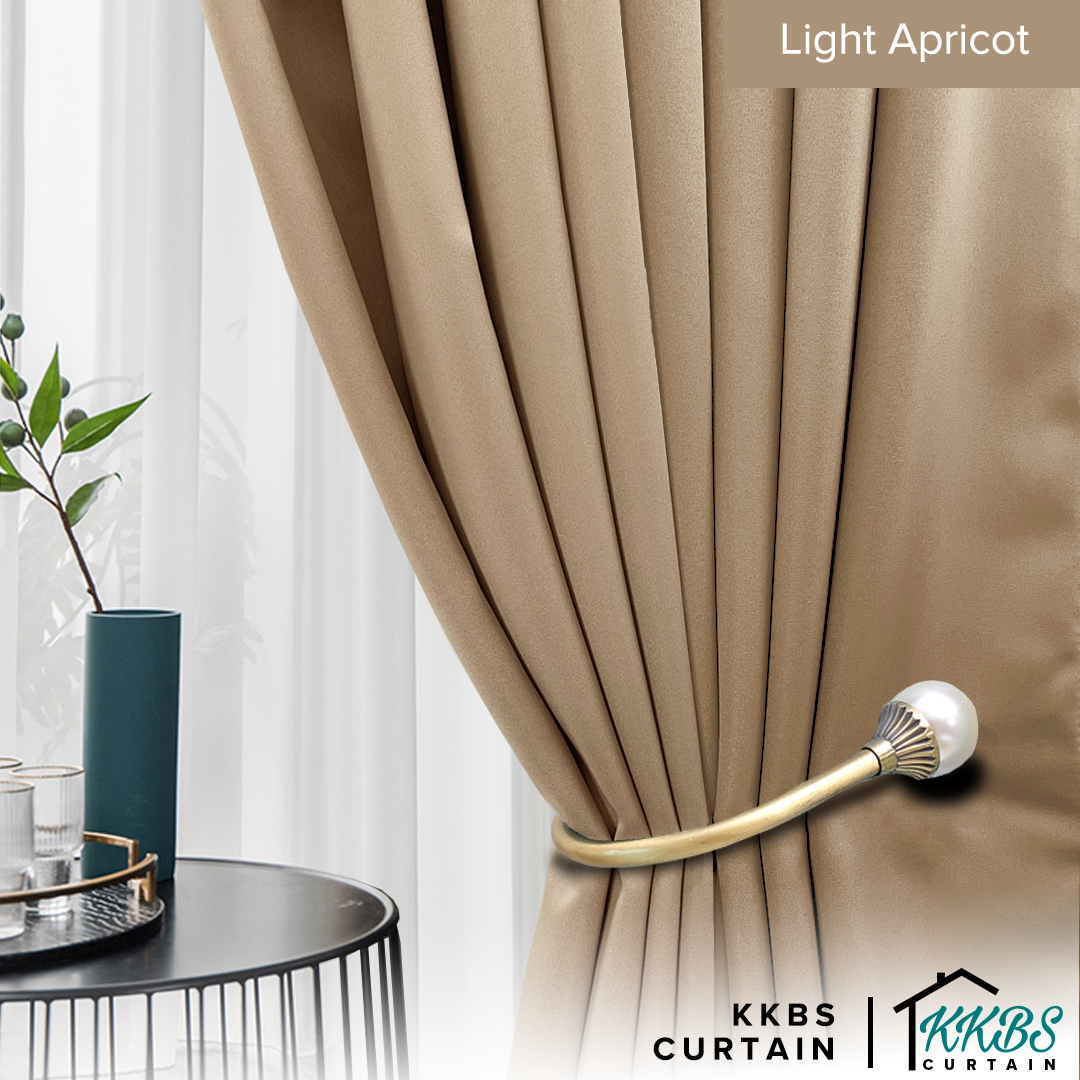 Canola 80%+ Blackout Curtain Minimalist Hook & Eyelet