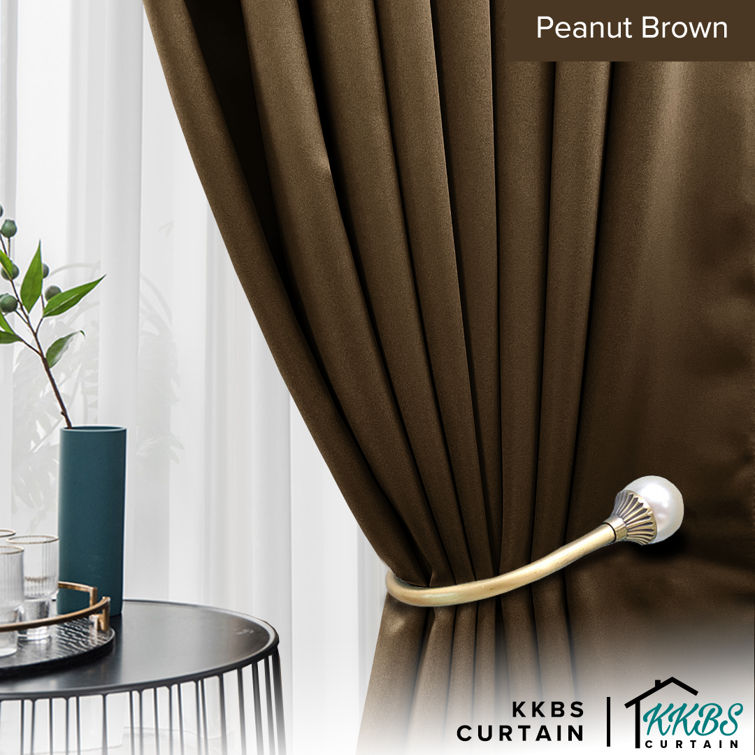 Canola 80%+ Blackout Curtain Minimalist Hook & Eyelet