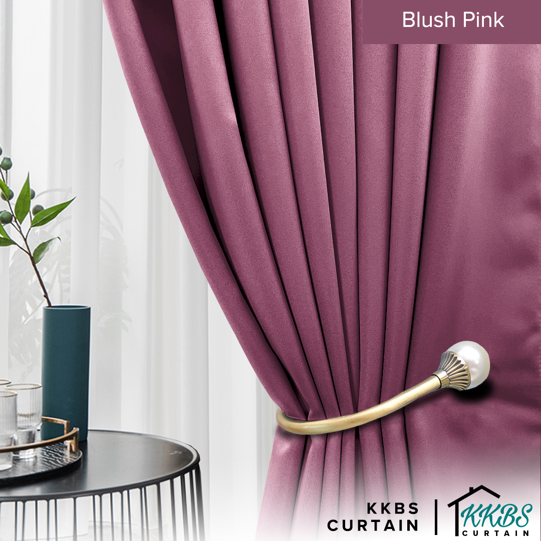 Canola 80%+ Blackout Curtain Minimalist Hook & Eyelet