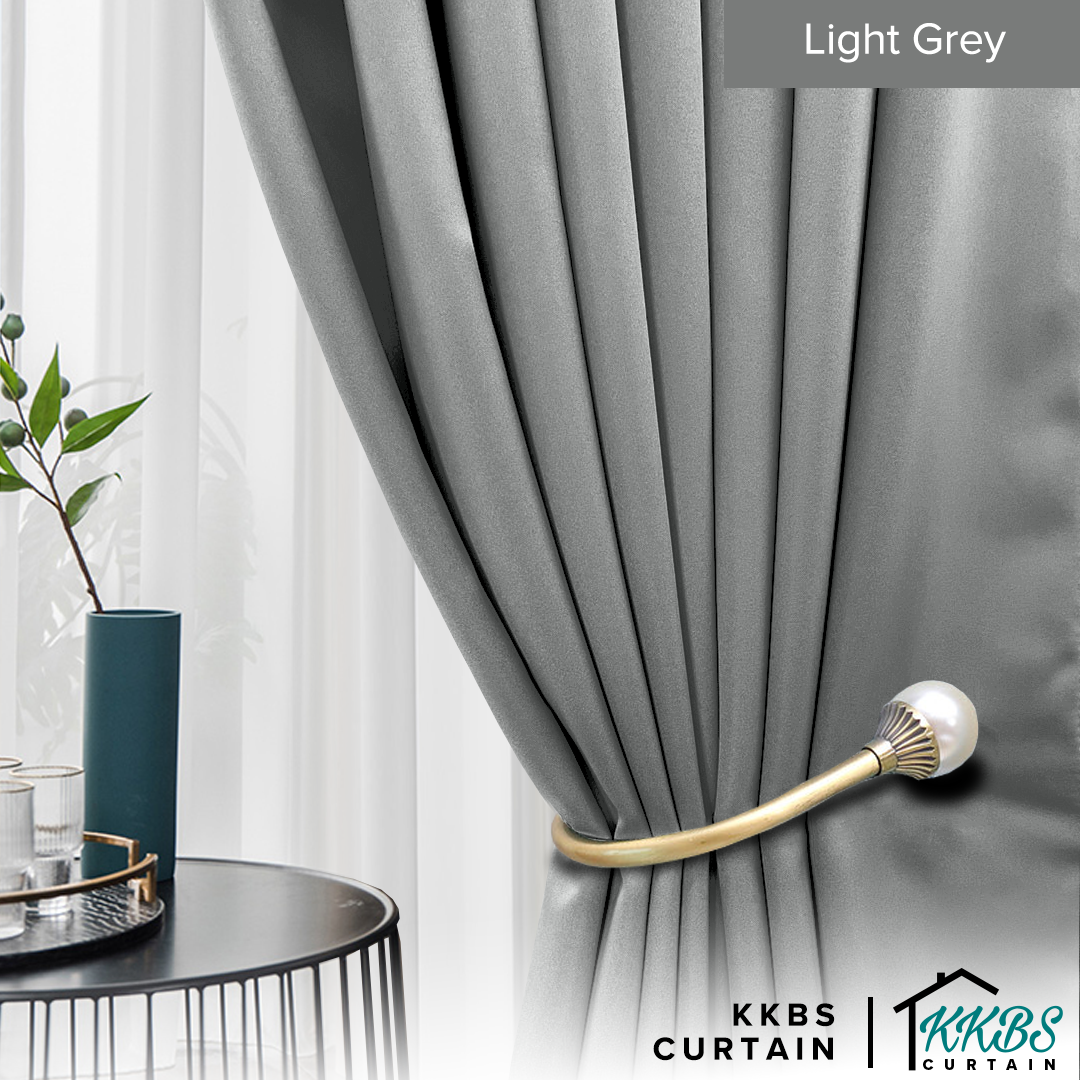 Canola 80%+ Blackout Curtain Minimalist Hook & Eyelet