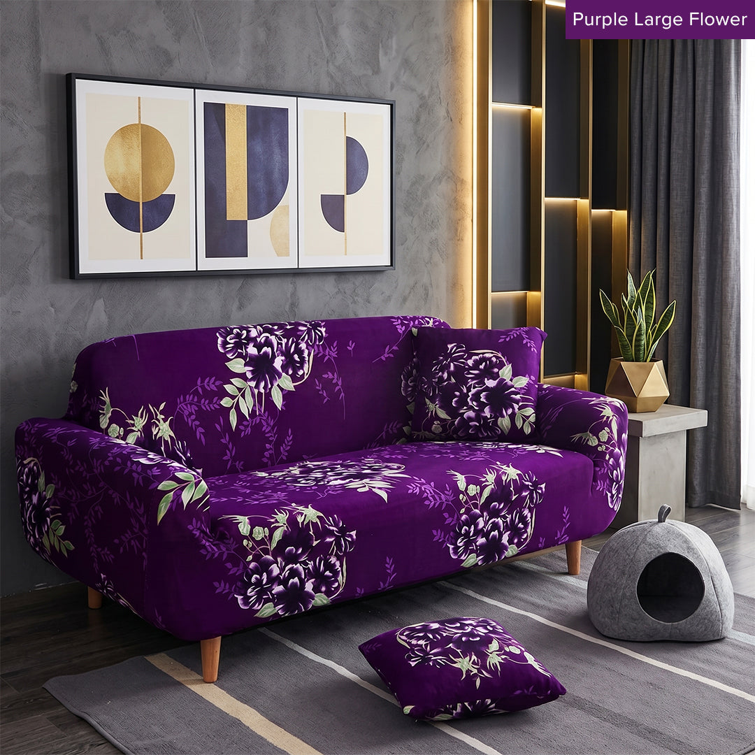 Anti Skid Scratch Protector Milk Fiber Elastic Sofa Cover Page 2