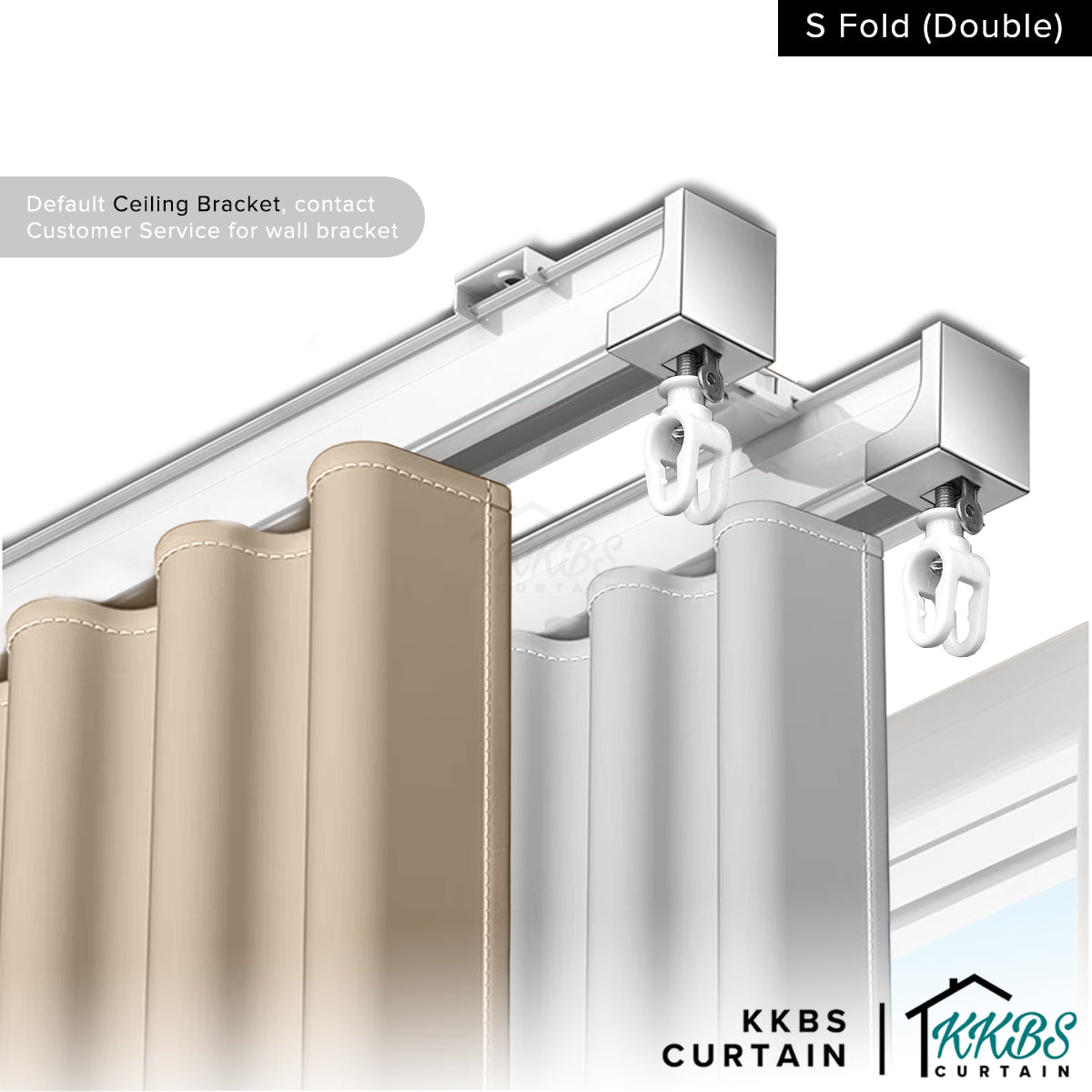 Audery Bendable Curve Curtain Track