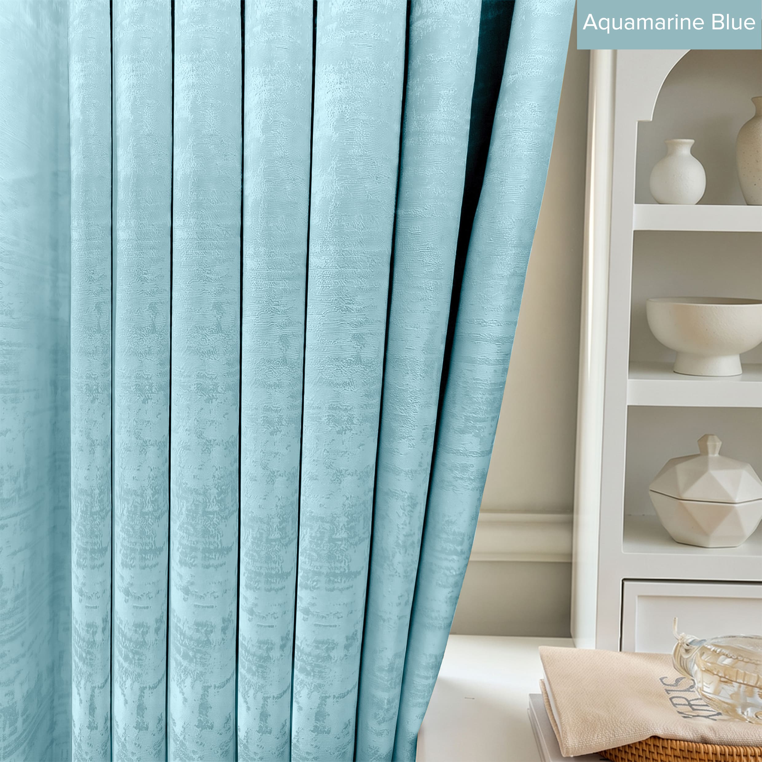 Jorica 85-95% Blackout Curtain Ready Made - Standard Width