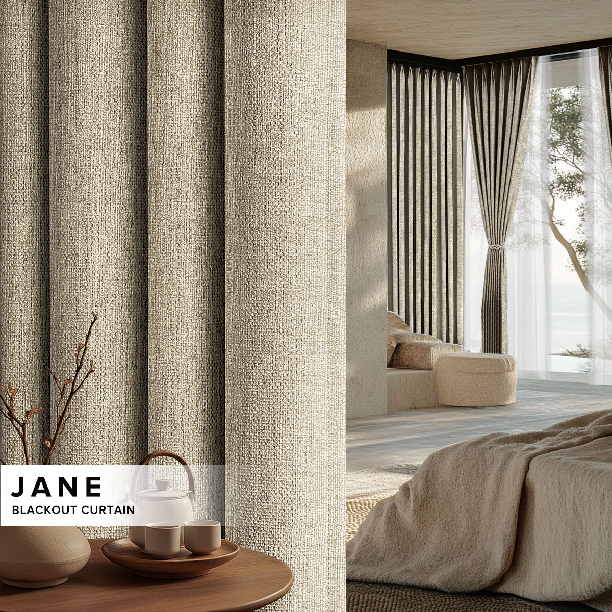 Jane Blackout Curtain Custom Made