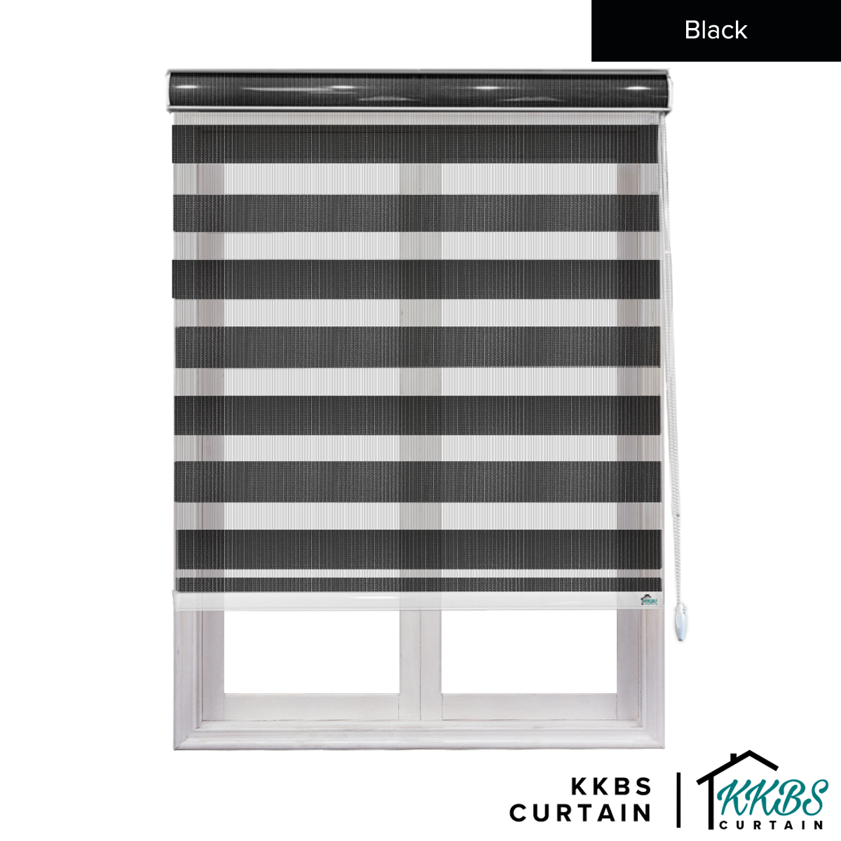 Maximo Semi Blackout Zebra Blinds Custom Made