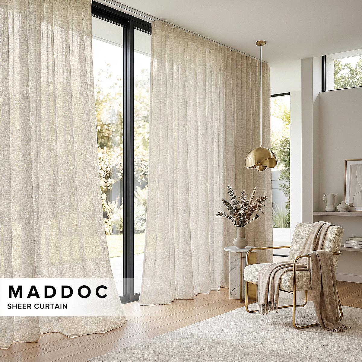 Maddoc Sheer Curtain Custom Made