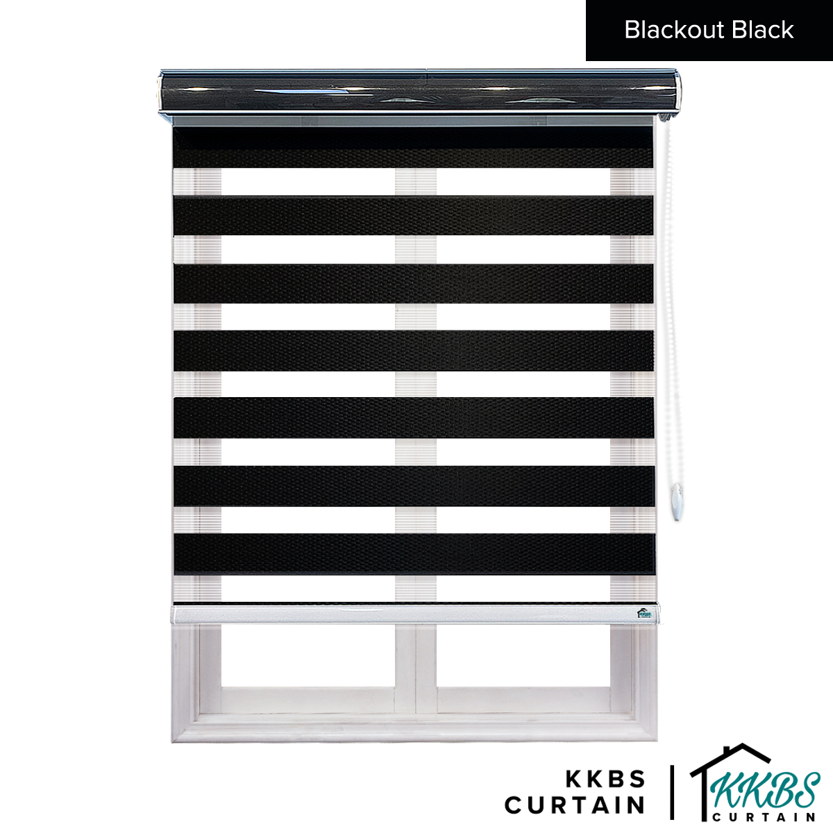 Santino 100% Blackout Zebra Blinds Custom Made