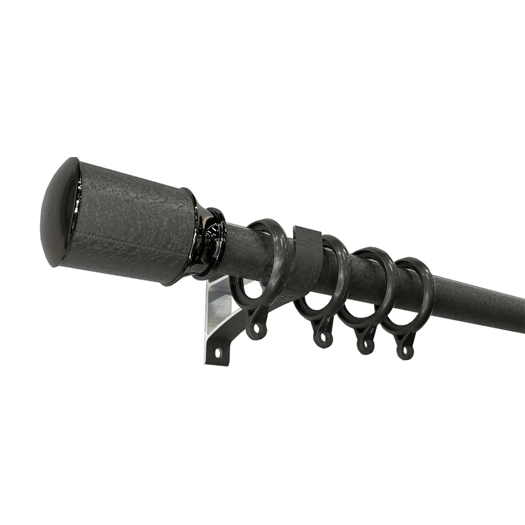 Luxstony Curtain Rod Finial / End Cap Space Grey