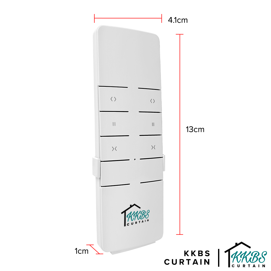 Smartony Motorised Curtain Track Double Remote Control
