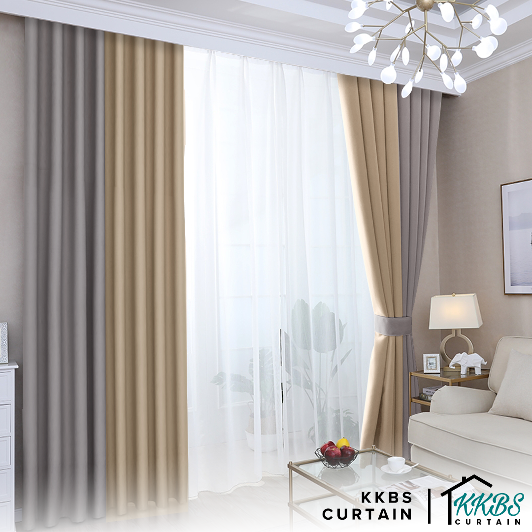 Canola 80%+ Blackout Curtain Minimalist Hook & Eyelet