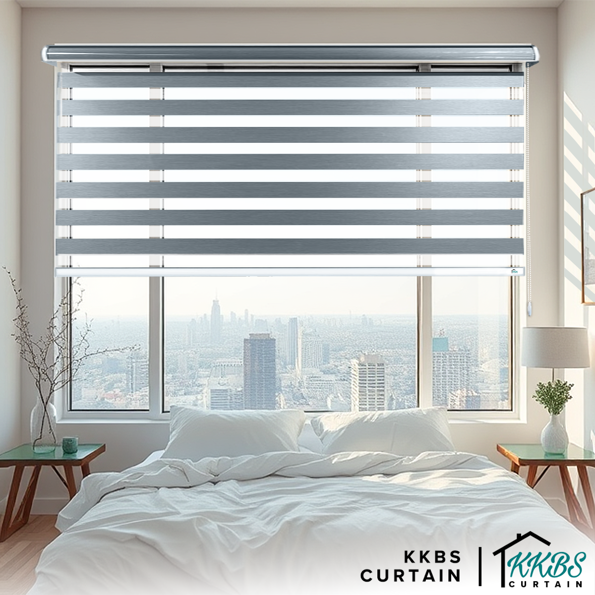 Fidelio Blackout Zebra Blinds Custom Made