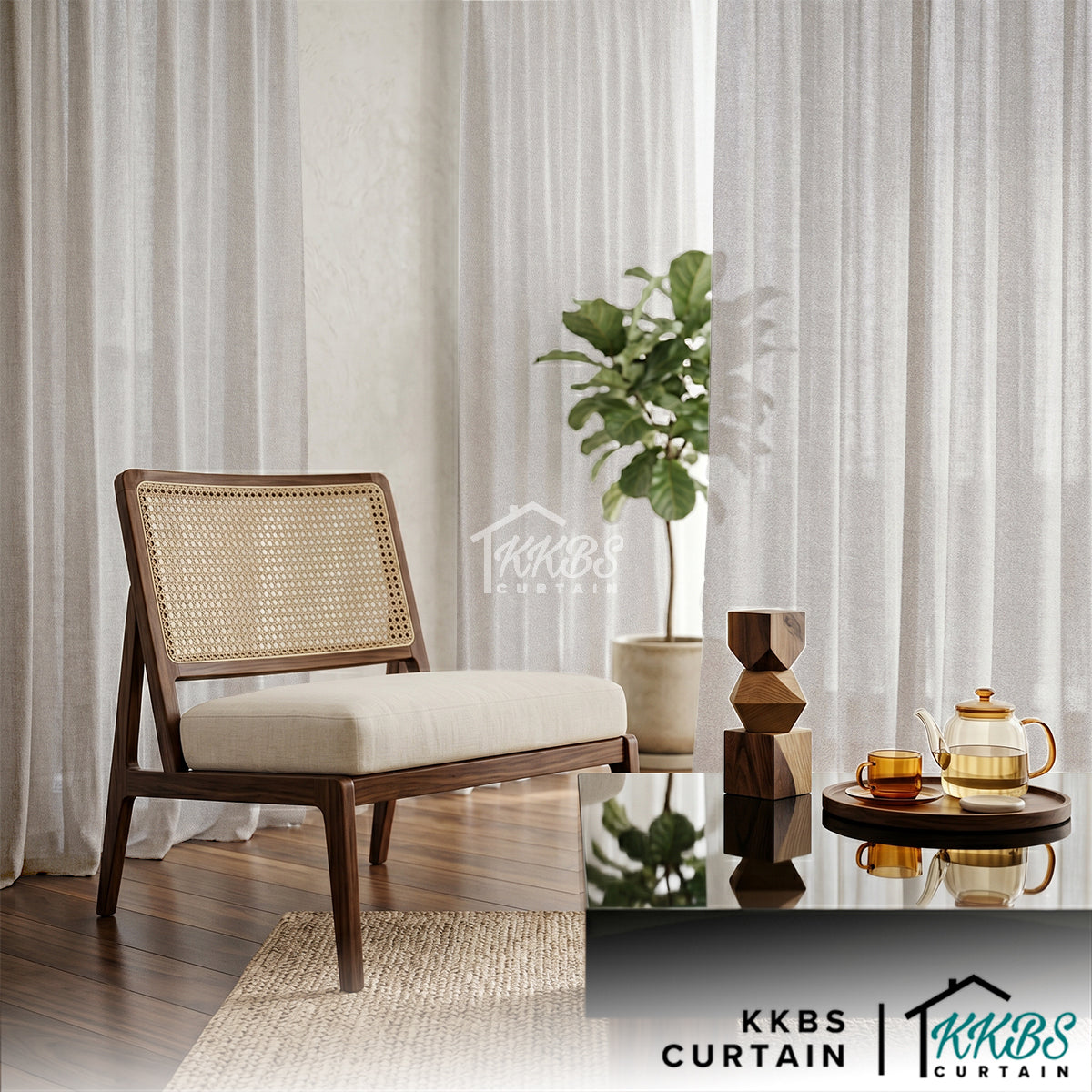 Haston Sheer Curtain Custom Made