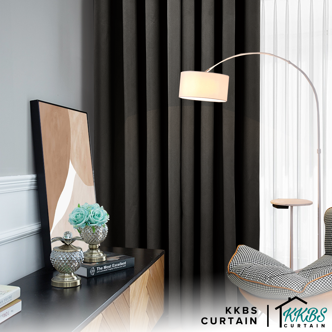 Canola 80%+ Blackout Curtain Minimalist Hook & Eyelet