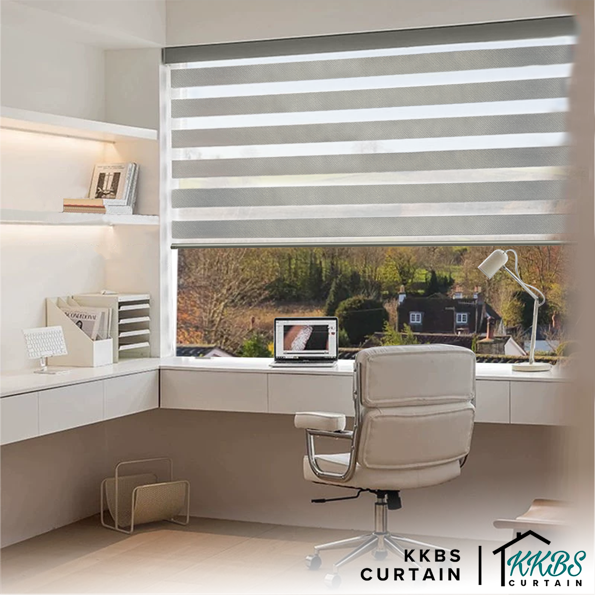 Costello Semi Blackout Zebra Blinds Custom Made