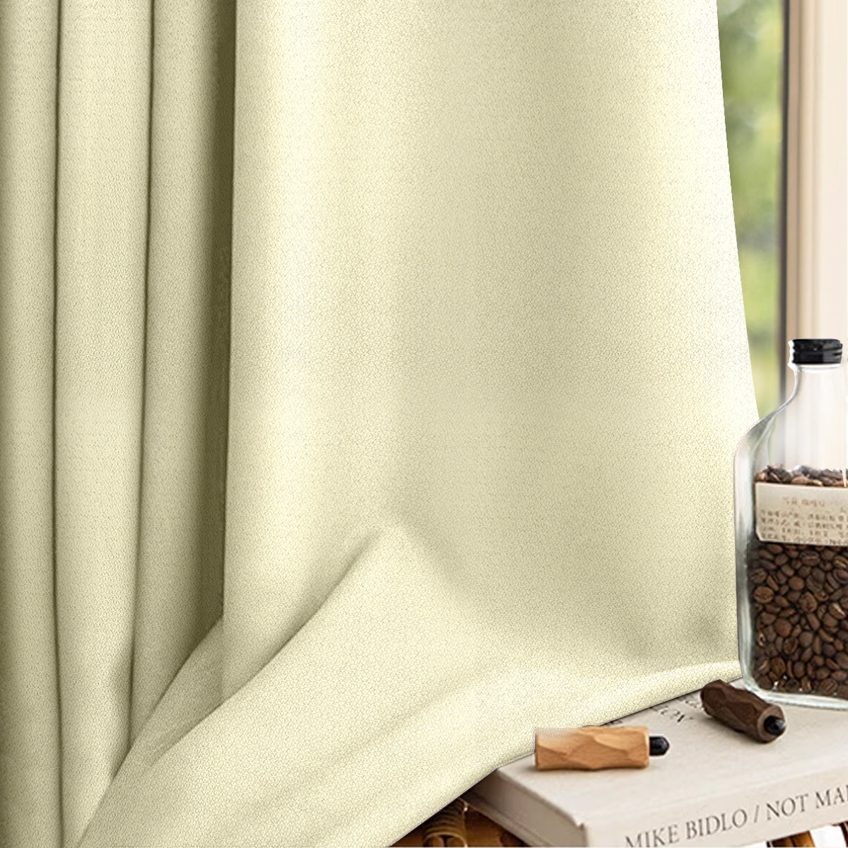 Morina 85-95% Blackout Curtain Ready Made - Extra Width