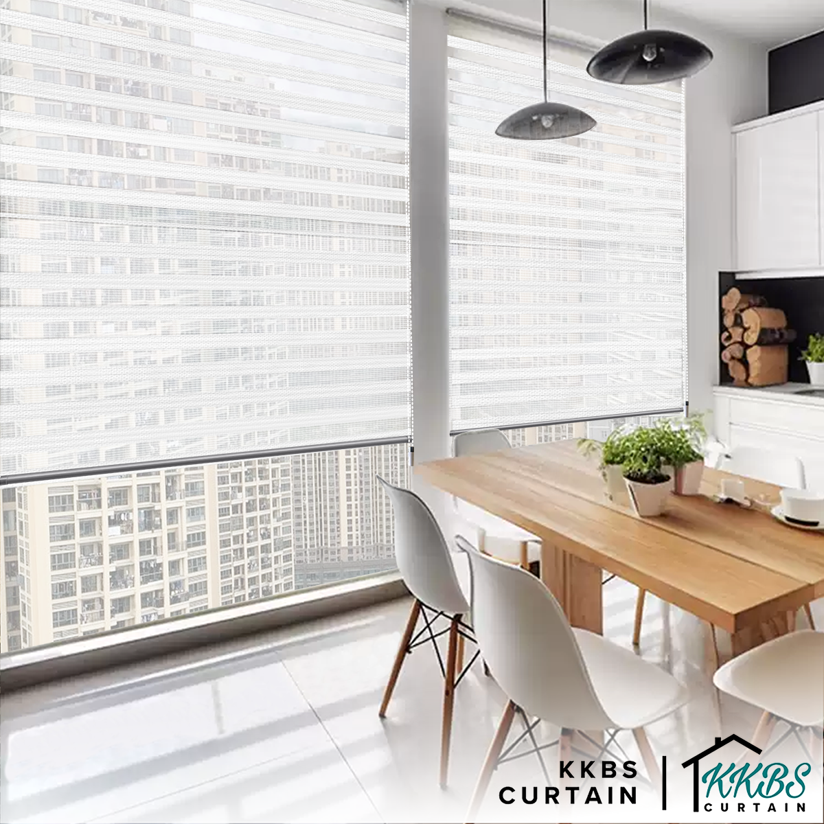 Francisco 100% Zebra Blinds Custom Made