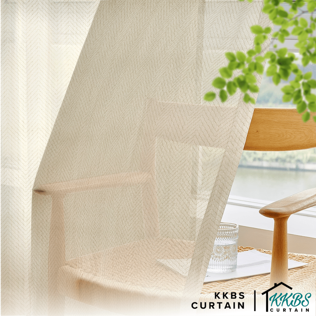 Satorina Sheer Curtain Custom Made