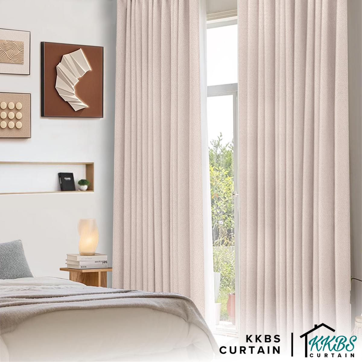 Morina 85-95% Blackout Curtain Ready Made Standard Width