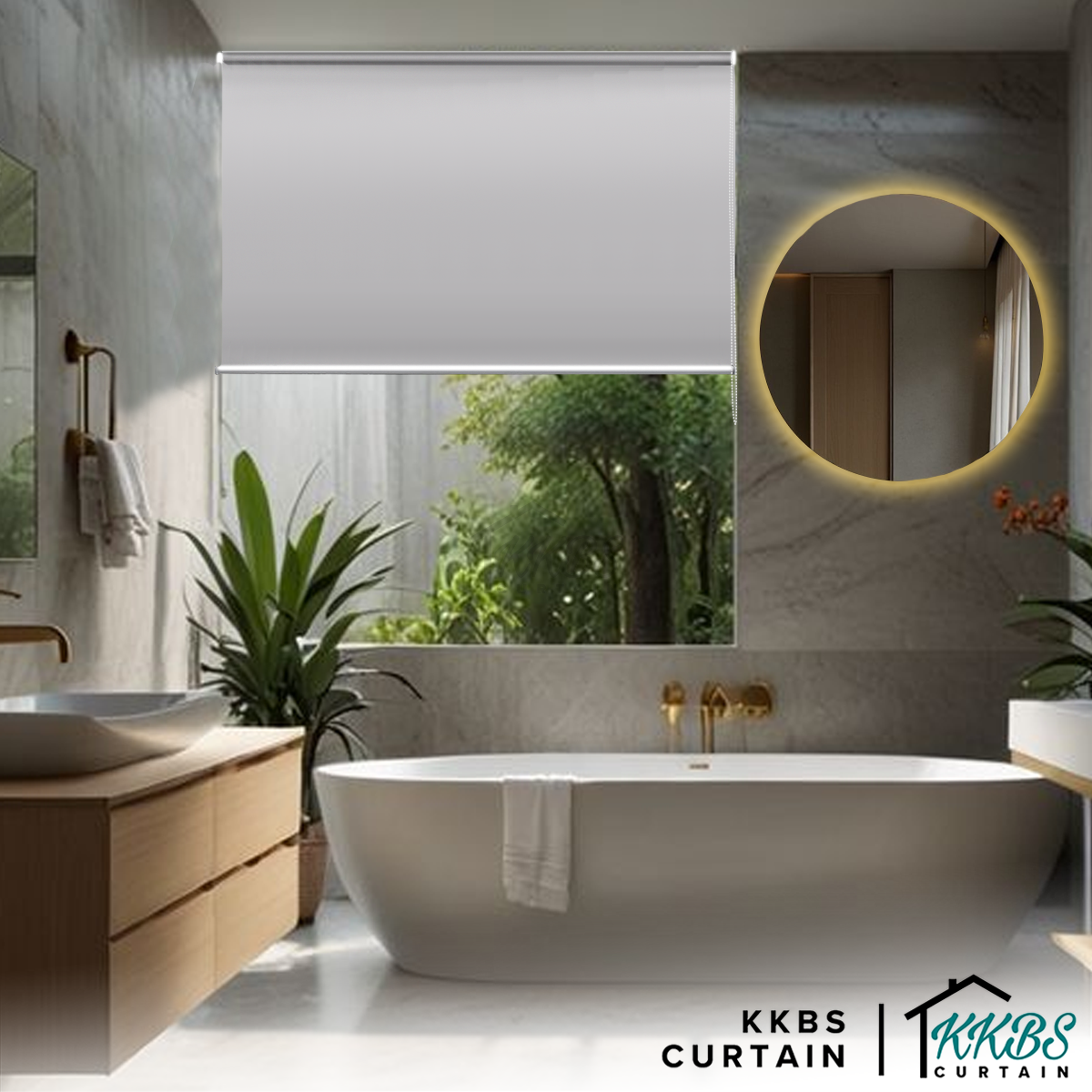 Carmelo 100% Blackout Roller Blinds Custom Made