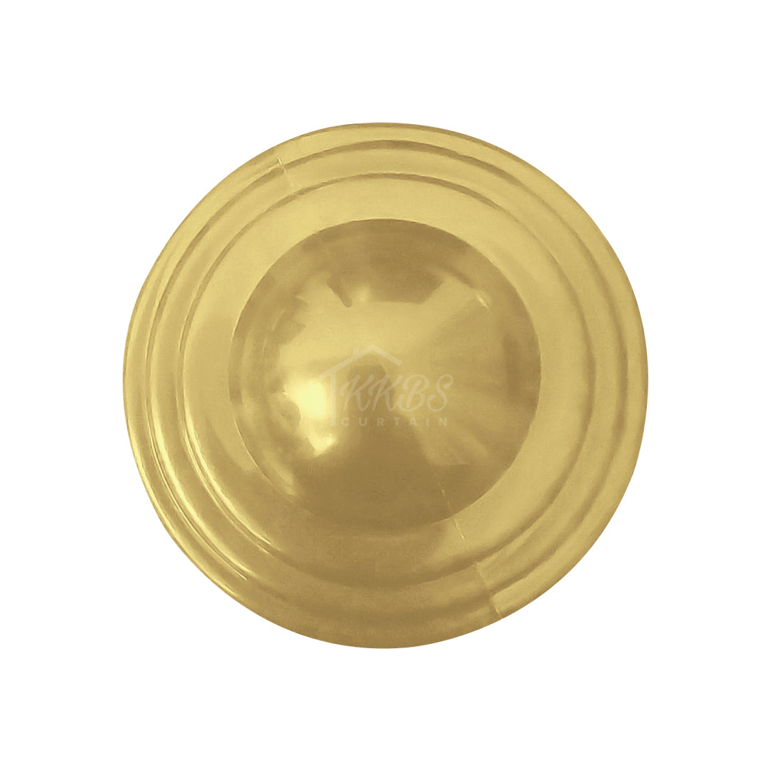 Morandy Curtain Rod End Cap Matte Light Gold Colour